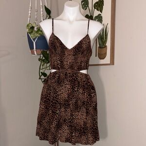 NWT Aerie Leopard Print Mini Dress